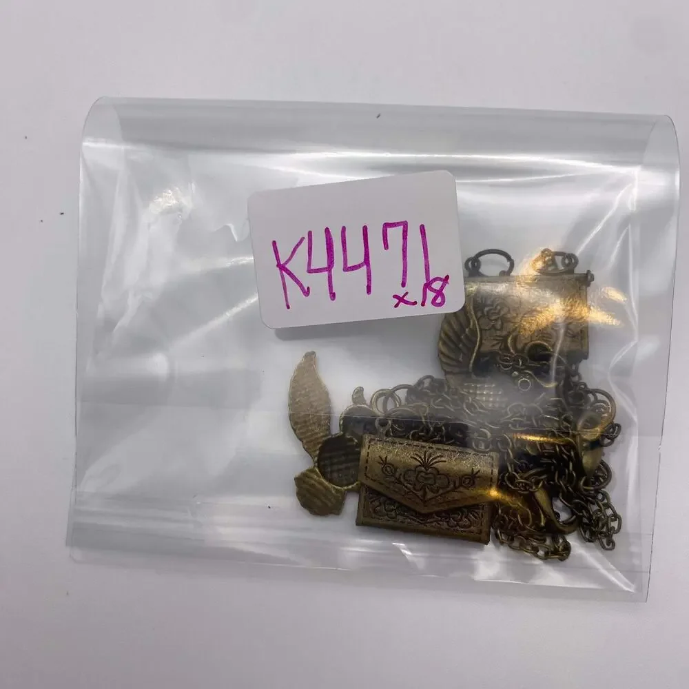 2 Hogwarts‎ Letter Harry Potter Owl With Envelope Pendant Vintage Style Necklace